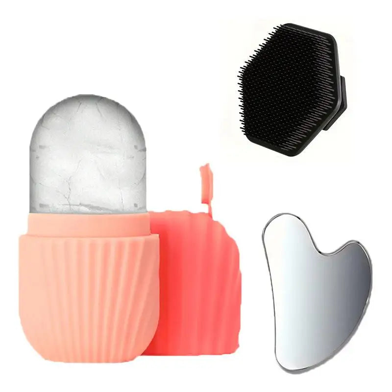 Gesichts-Eisroller- und Gua-Sha-Set